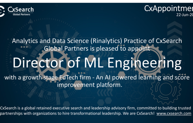CxAppointment: Director of ML Engineering - EdTech Platform